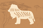 Savanna Kit, an Animal Illustration by DesignsByMissM (Thumbnail 1 of 4)
