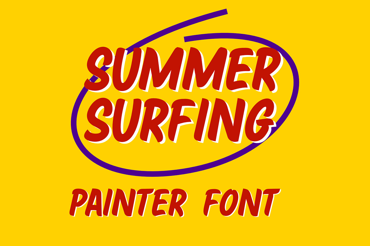 Deal | Modern Sign Painter Font, a Serif Font by Andika Fez (Photo 5 of 8)