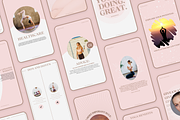 Yoga Instagram Canva Template Buri, a Social Media Template by VeliusCreativeStudio (Thumbnail 7 of 9)