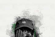 Artistic Watercolor Canvas Art, an Action Add-On by MRI STUDIO (Thumbnail 4 of 18)