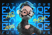 LAKODECCAUI FONT, a Script Font by MUNIK STUDIO 3D (Thumbnail 6 of 6)