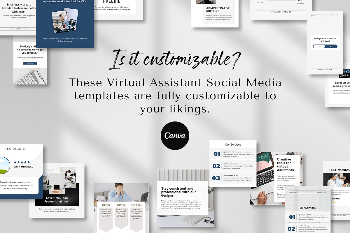 Virtual Assistant SocialMedia Bundle preview 6