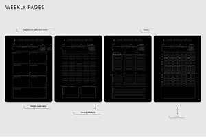 3 In 1 Planner Templates