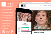 Ink Minimalist Blog WordPress Theme, a WordPress Template by Visualmodo (Thumbnail 1 of 20)