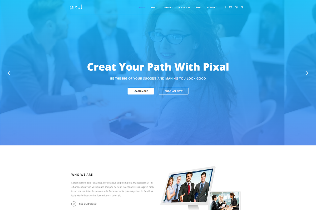 Multipurpose HTML Template, a Bootstrap Template by HasThemes (Photo 4 of 4)