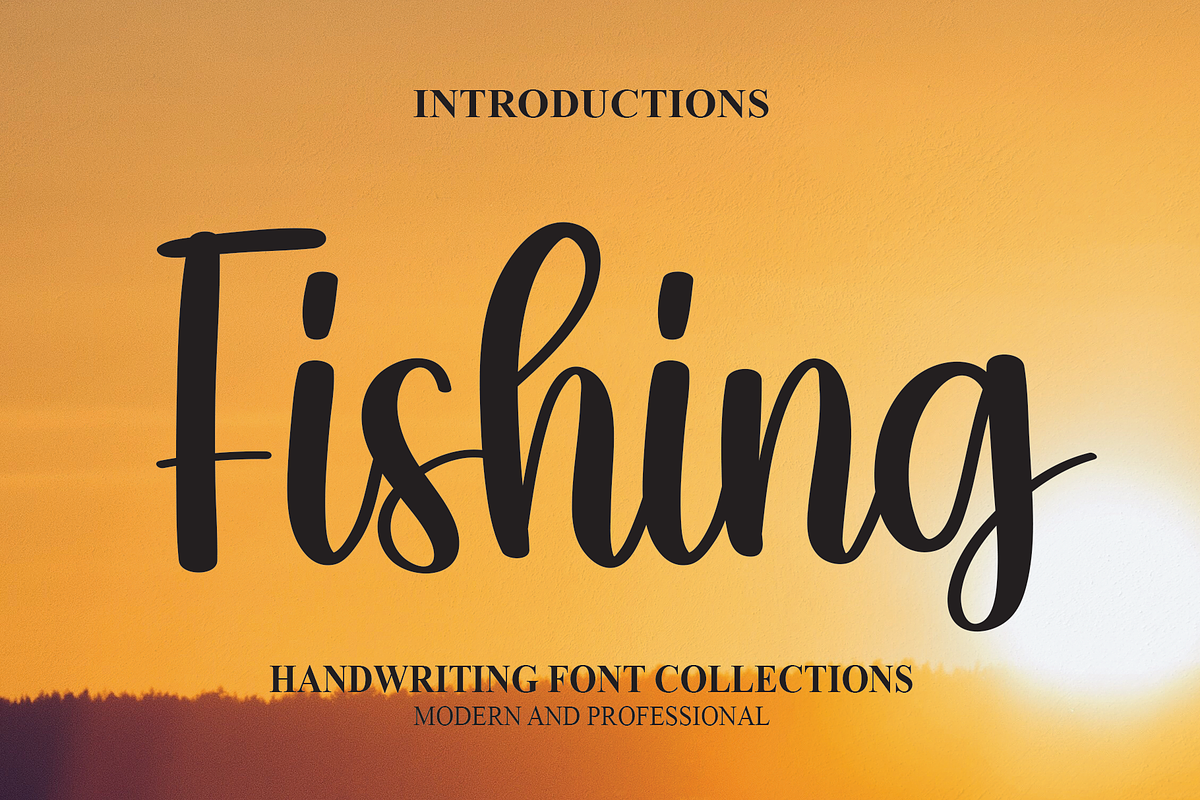 Fishing | Script Font, a Script Font by Scratchones (Photo 1 of 6)