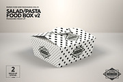 Salad Food Box v2 Packaging Mockup, a Product Mockup by INCDesign (Thumbnail 5 of 7)