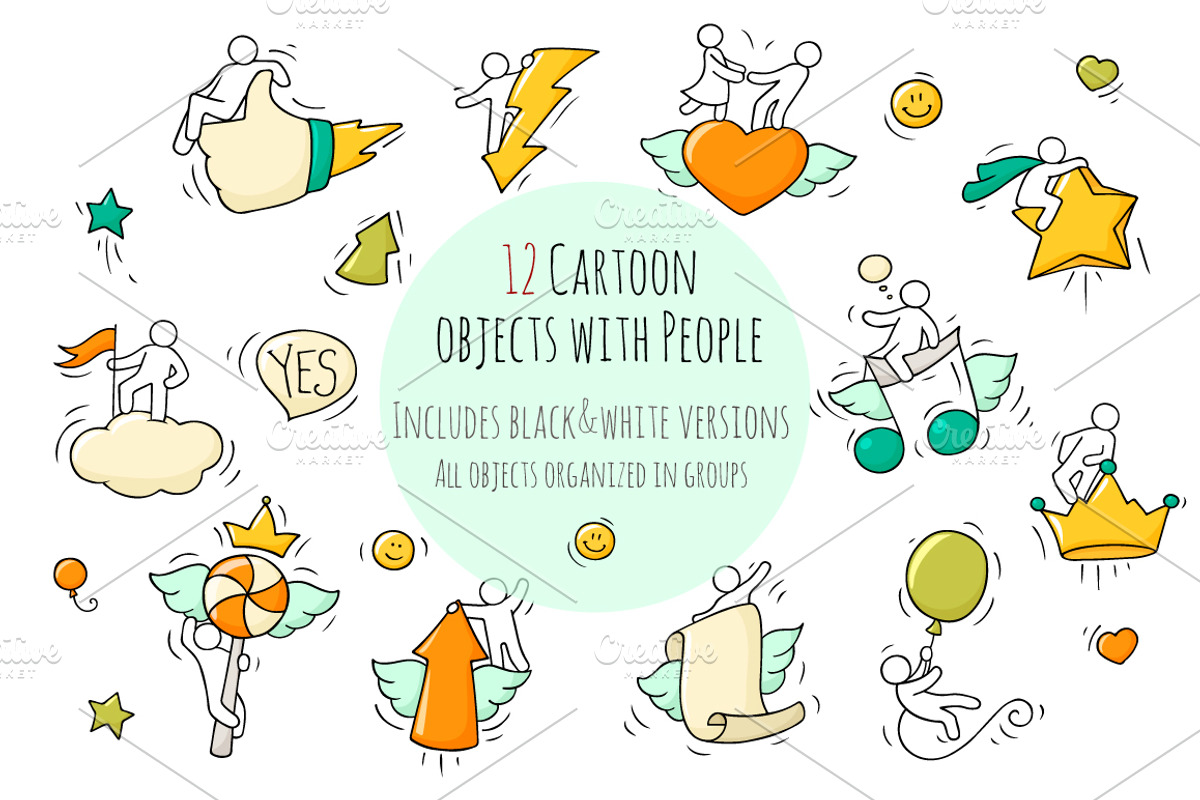 Lifestyle objects with People, a Person Illustration by Sapunkele (Photo 2 of 3)