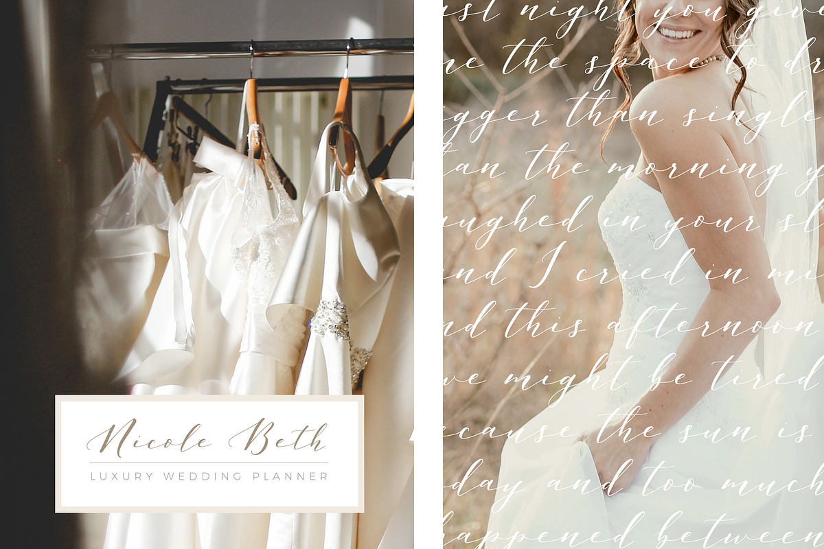 Rather Pale Script, Logos & Clipart preview 6