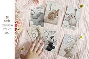 Animal ABC World map watercolor set, an Animal Illustration by TanyaSchuka (Thumbnail 20 of 22)
