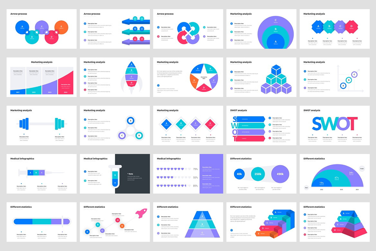 Infographics v.4, a Presentation Template by Presentation Templates (Photo 3 of 4)