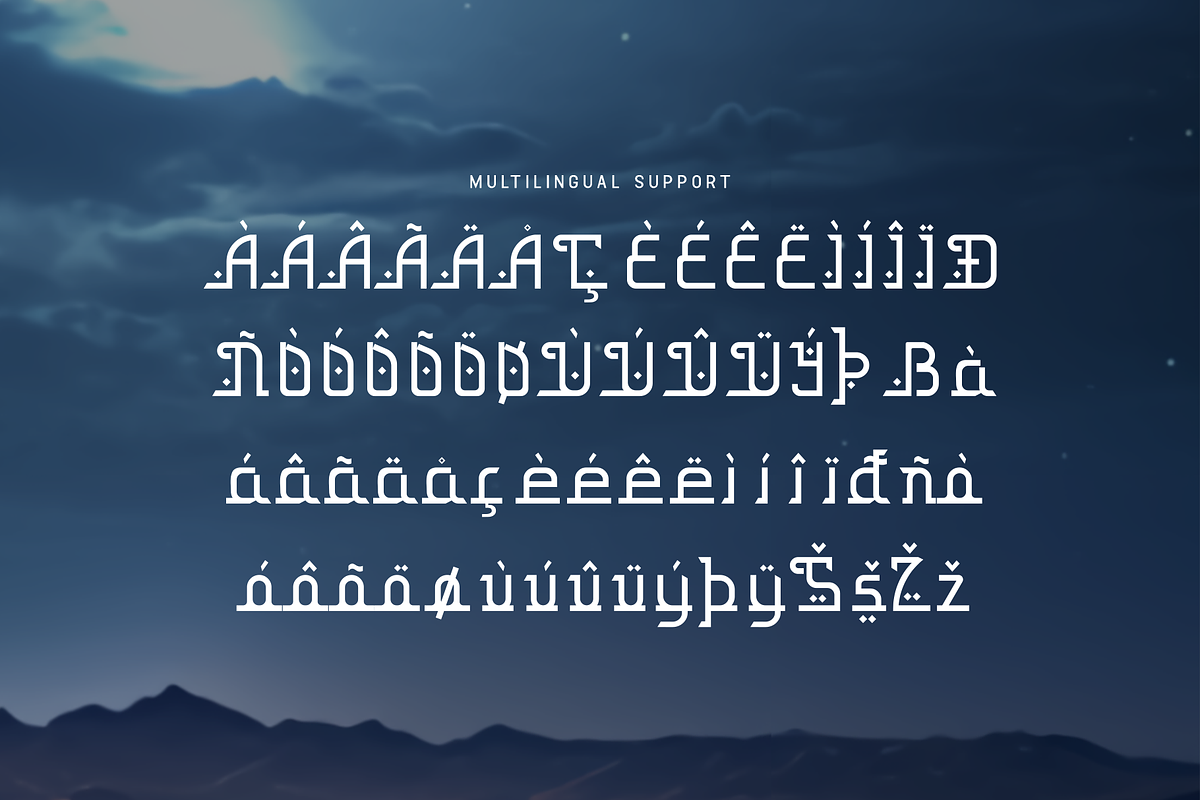 Muzafer – A Modern Arabic Font, a Handwritten Font by overlaytemplates (Photo 5 of 5)