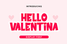 Hello Valentina | Display Font
