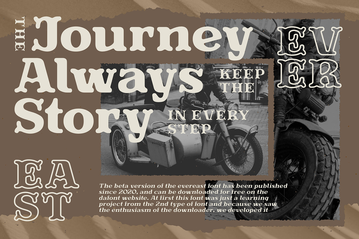 Evereast Serif Rounded, a Serif Font by Nocturnal Workspace (Photo 2 of 9)