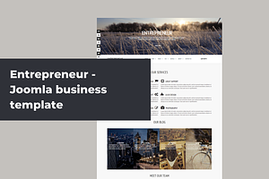 Entrepreneur - Joomla Template