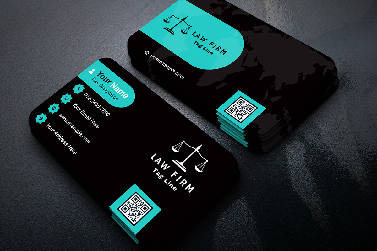 Real Estate Lawyer Card PSD