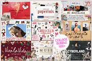 COLLAGE BUNDLE pack (1800+), an Object Graphic by lerinartstudio (Thumbnail 1 of 10)