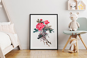 Chinese painting - peony flowers, a Decorative Illustration by ViktoriArt (Thumbnail 6 of 7)