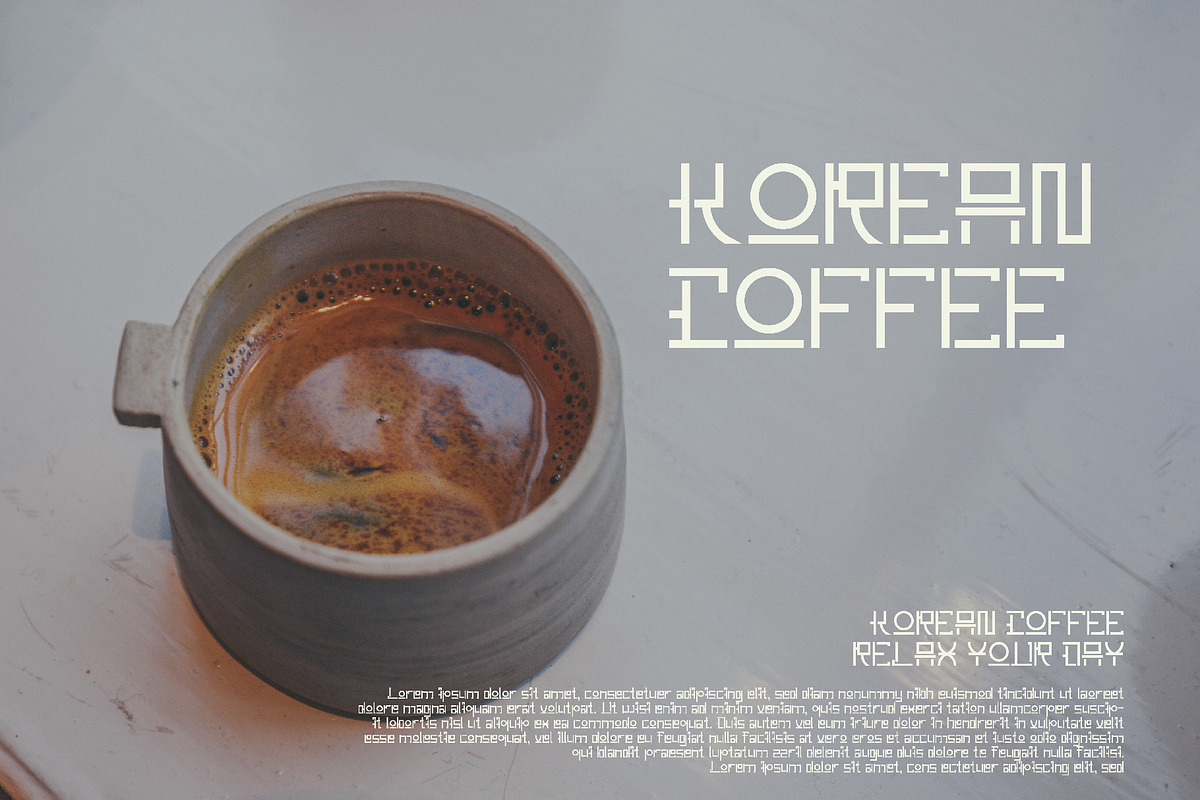 BOREA - Korean Style Typeface, a Sans Serif Font by Boril Std (Photo 5 of 12)