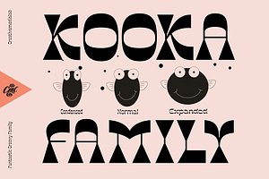 Kooka Font - Fun Groovy Family