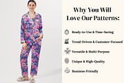 Mosaic Floral Seamless Patterns, a Pattern Graphic by Ninterints (Thumbnail 7 of 21)