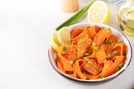 Viral trendy asian carrot salad