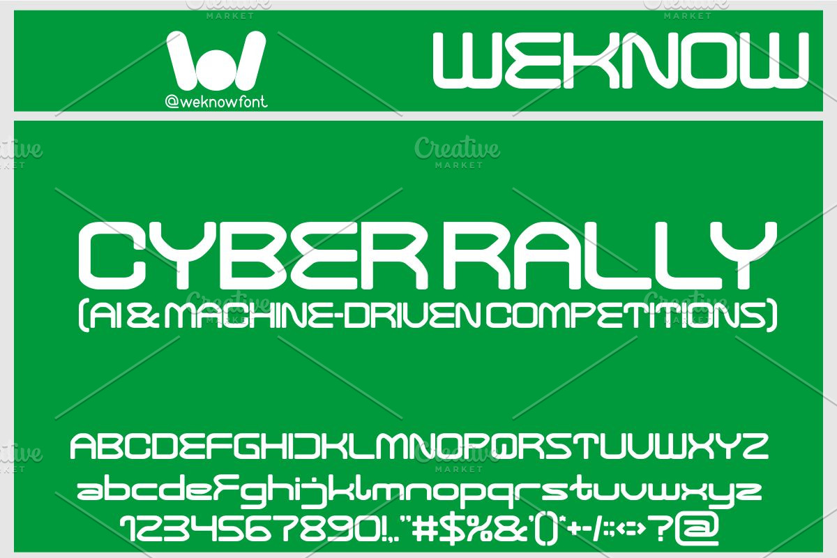 Spread Wings font, a Font by weknow (Photo 2 of 8)