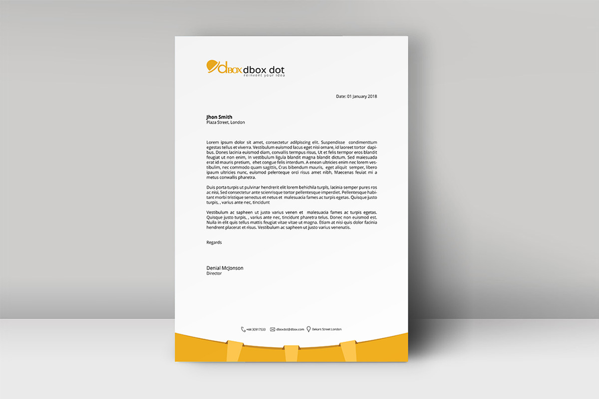 Letterhead Template, a Stationery Template by artisanHR (Photo 4 of 6)