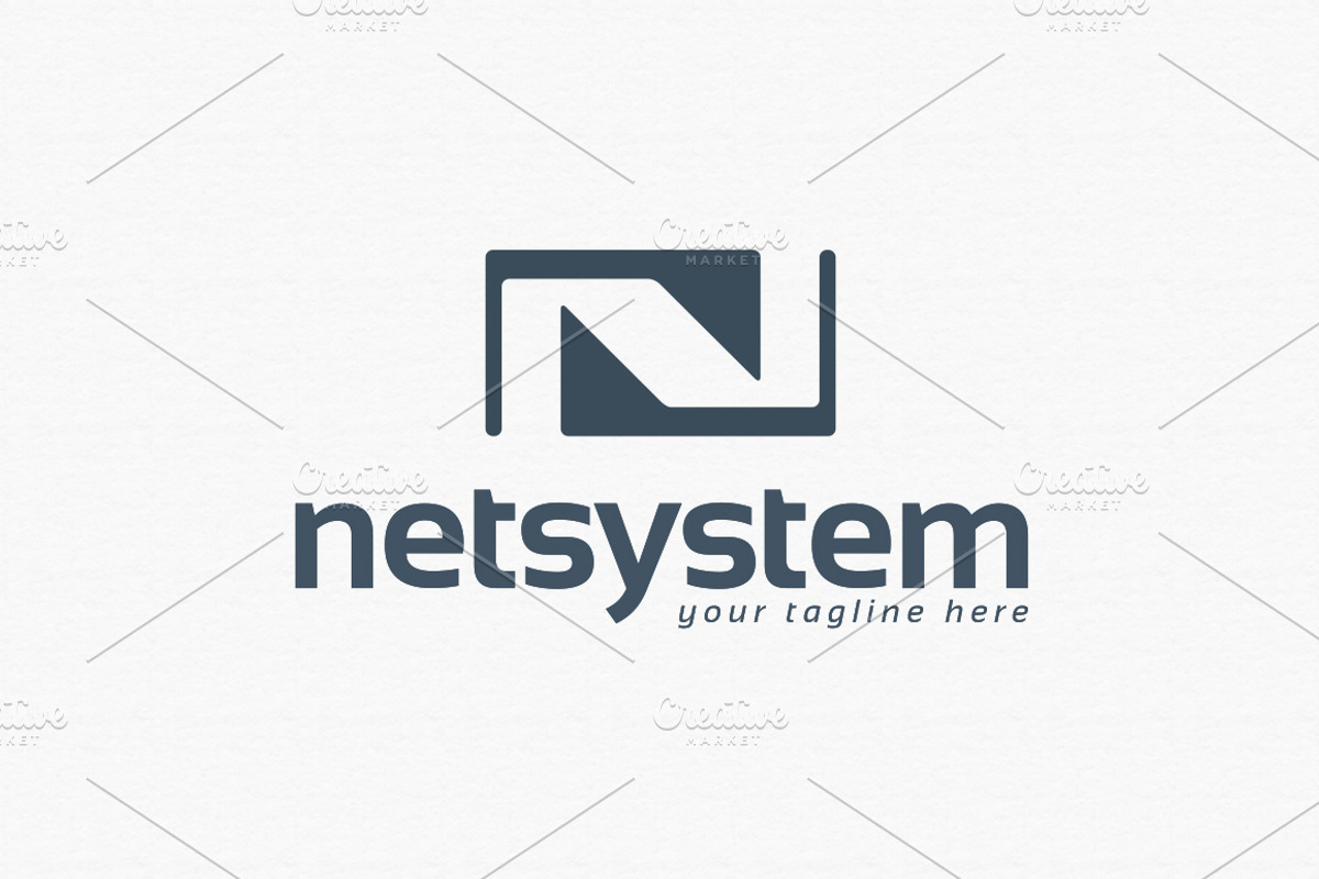 Net System Logo Template, a Branding & Logo Template by PixaSquare