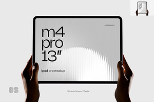 iPad Mockup Landscape Holding Set
