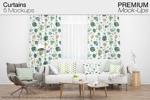 Curtains Mockup