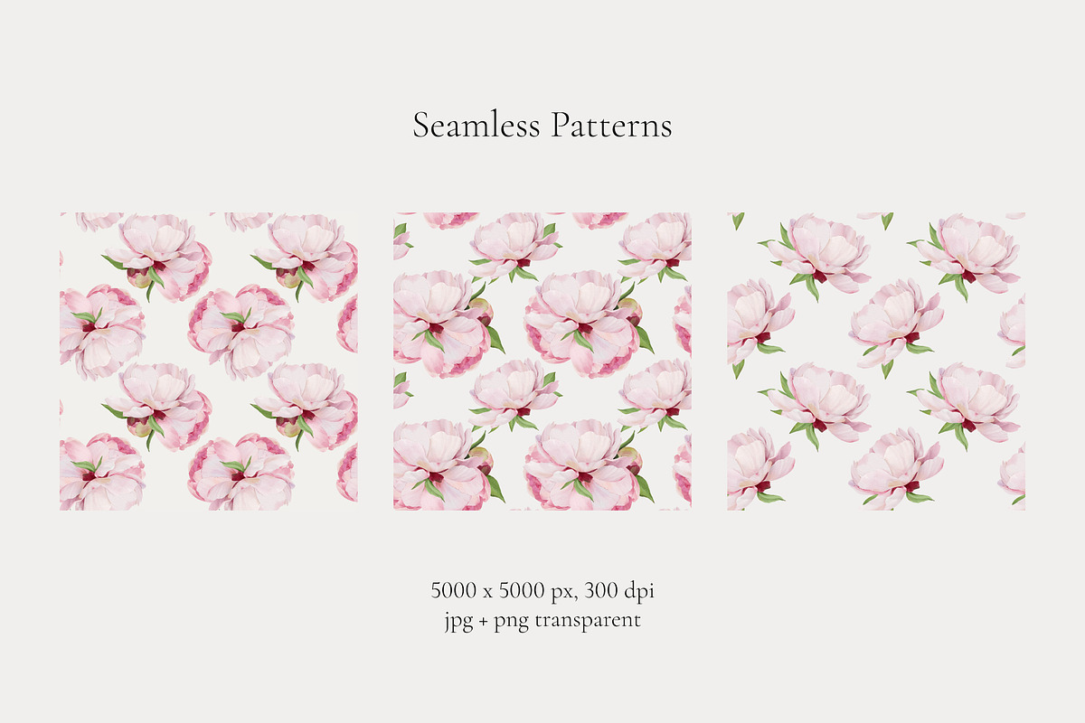 -30% Watercolor Peony Collection, an Object Illustration by bloomscape (Photo 6 of 10)