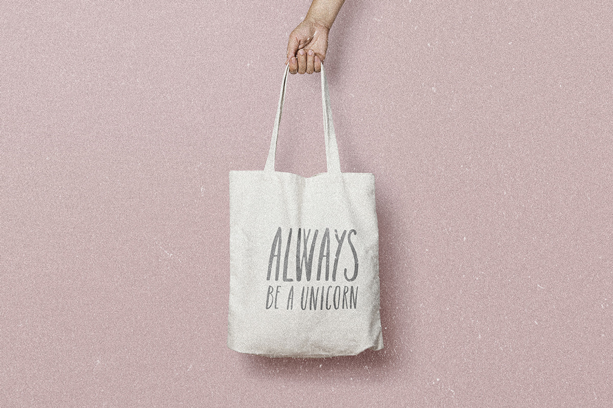 Unicorn font. Latin & Cyrillic preview 5