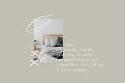 Sunday Journal · Handwriting Font, a Handwritten Font by Lagom Studio (Thumbnail 2 of 8)