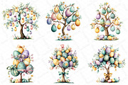 Easter Tree Clipart PNG Bundle, an Illustration by DreamPrint404 (Thumbnail 2 of 6)