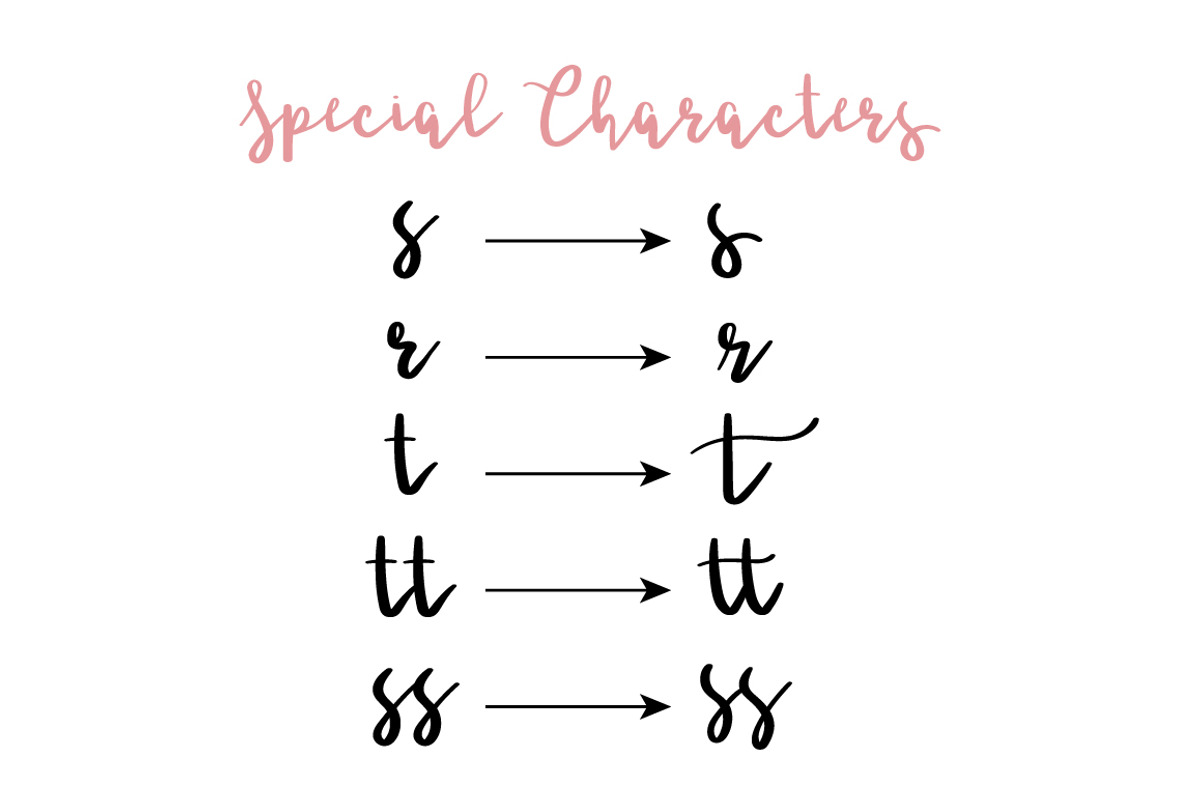 Ladybugs Script Font, a Script Font by PARAMAJAN (Photo 11 of 11)