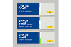 Football Footwear And Gear Banner