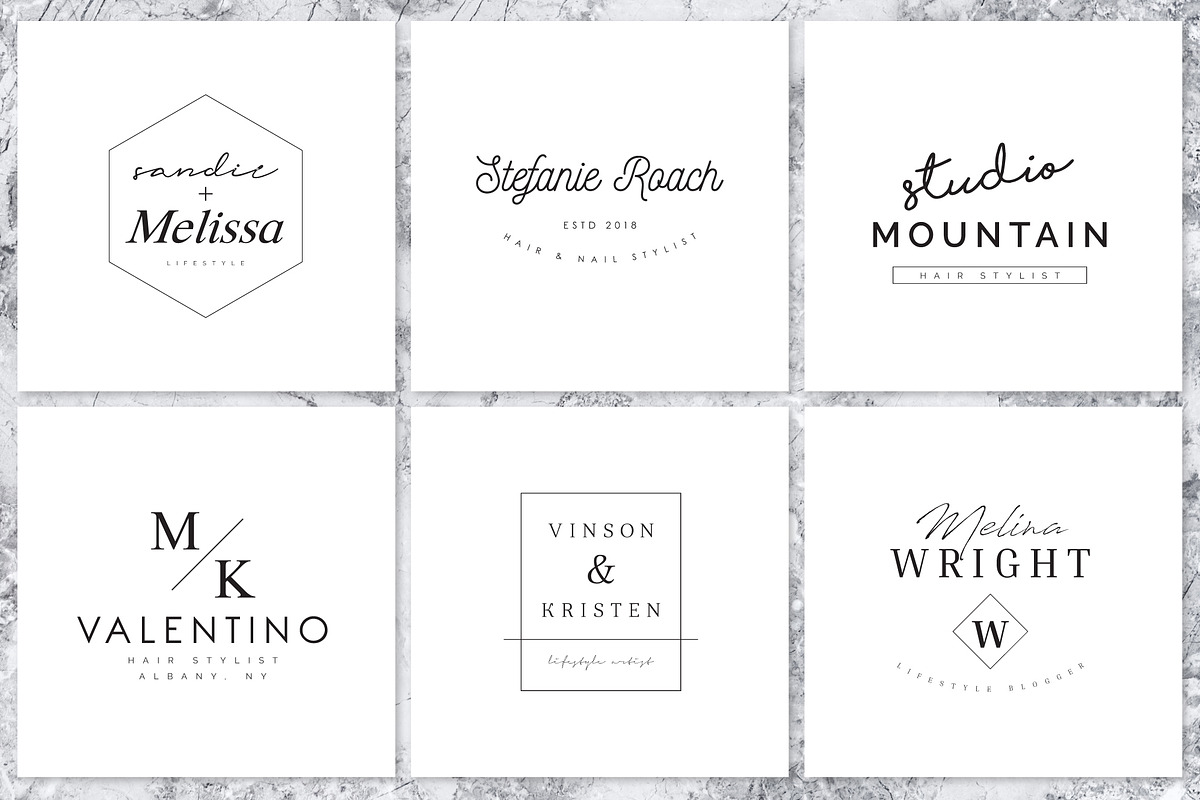 200 Minimal Premade Logo Bundle, a Branding & Logo Template by XpertgraphicD (Photo 54 of 60)