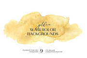 Gold Yellow Watercolors, a Decorative Illustration by AnnelyBlooms (Thumbnail 1 of 8)