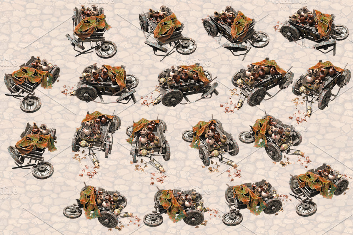 Isometric Ancient City Pack, an Object Graphic by Beatheart Creative Studio (Photo 65 of 77)