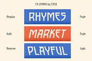 CS Lempo – Art Deco Font, a Sans Serif Font by Craft Supply Co. (Thumbnail 3 of 8)