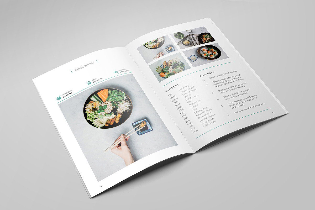 A5 Recipe Book II, a Brochure Template by Bookrak Graphic Design (Photo 5 of 13)
