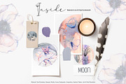 Inside Watercolor Floral Clipart, a Decorative Illustration by BalanceUA (Thumbnail 10 of 19)