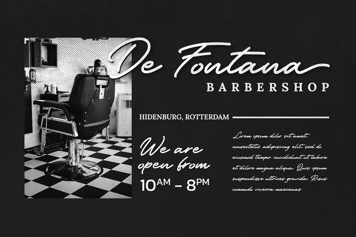 Vintage Signature, a Script Font by Vintage Division (Photo 4 of 10)