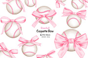 Coquette Baseball PNG Clipart., a Sport Illustration by KisbyArt (Thumbnail 1 of 4)