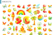 Summer Kids Bundle Scenes Patterns, a Seasonal Illustration by Bubert Art (Thumbnail 3 of 5)