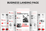 Business Agency Landing Page, a Landing Page Template by CreativeShaper (Thumbnail 1 of 6)
