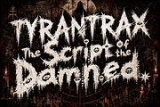 TyranTrax - Metal & Hardcore, a Handwritten Font by HypeWorksCo (Thumbnail 1 of 11)
