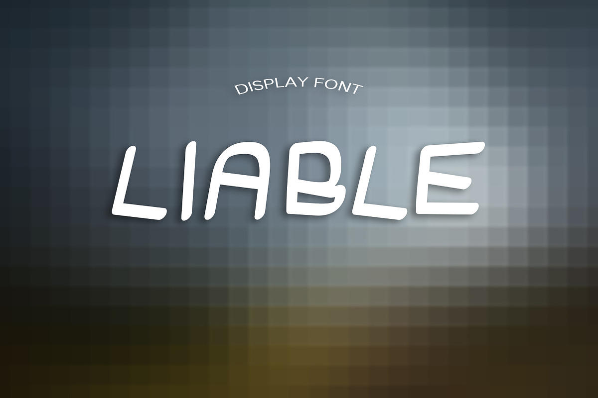 LIABLE font