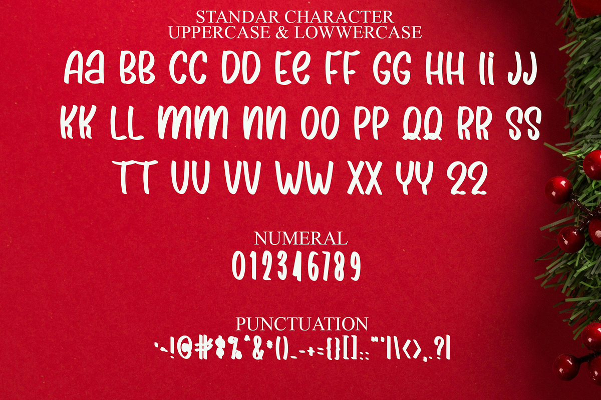 Winter Christmas, a Sans Serif Font by InermediaSTUDIO (Photo 8 of 8)